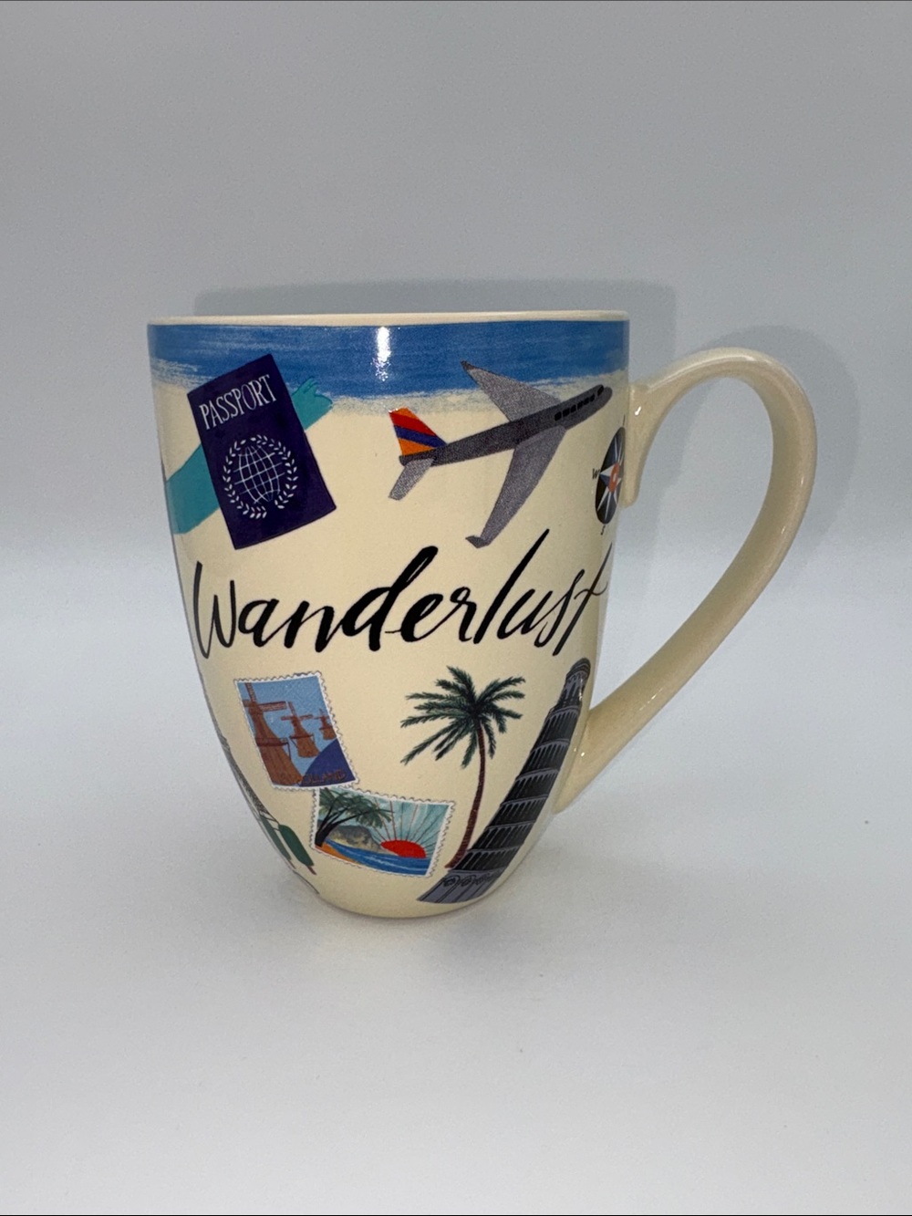 Anisa Makhoul Papyrus Large Wanderlust Coffee Mug